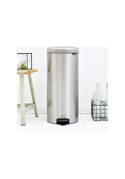 Brabantia Newicon Fpp Pedallı Çöp Kutusu Mat Steel 30 Lt Siyah
