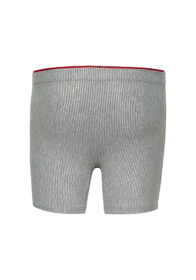 Weweus Siyah Lacivert Gri 3'lü Pamuk Elastan Çizgili Boxer 14923 Siyah - Lacivert - Gri