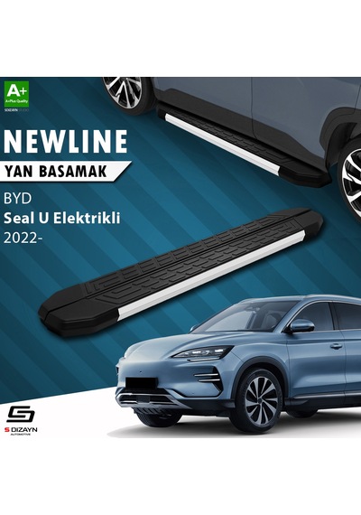 S-dizayn Byd Seal U Elektrikli Newline Aluminyum Yan Basamak 193 Cm 2022 Üzeri A+ Kalite