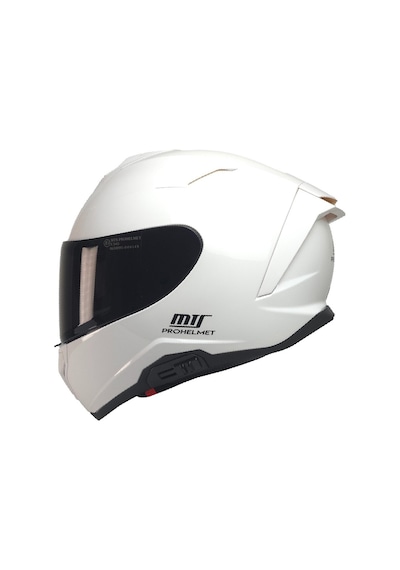 Mts  Full Face Double Güneş Vizörlü Ece 22.06R Motosiklet Kaskı Beyaz