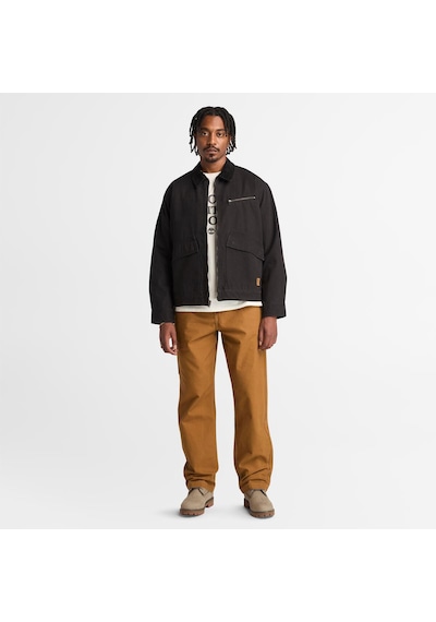 Timberland Straford Washed Regular Fit Erkek Siyah Ceket Tb0a5tgf0011 Siyah