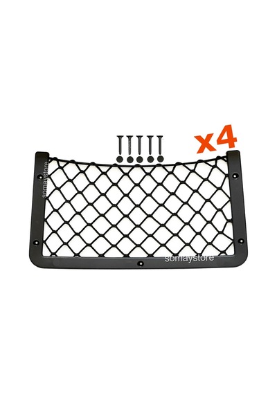 Goldsea Tekne Karavan Eşya Taşıyıcı 4 Adet Siyah 320x170 MM