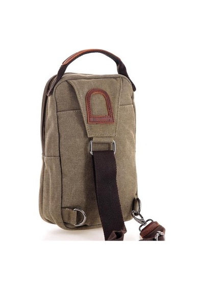Ççs London 31468 Kanvas Çapraz Çanta Yeşil