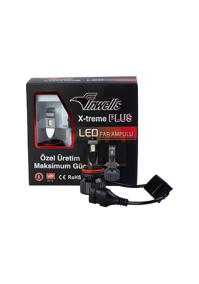 İnwells Led Xenon H11-H8-H9-H16 (Zenon) 15000 Lümen Güçlü Şimşek Etkili