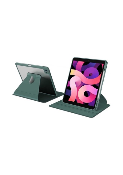 İpad Pro 11 2021 3.nesil A2377-a2459-a2301-a2460 Uyumlu 360 Dönebilen Standlı Nayn Tablet Kılıfı - Mavi Açık - T19647