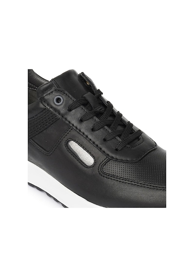 Greyder 14191 Erkek Siyah Hakiki Deri Casual Ayakkabı Siyah