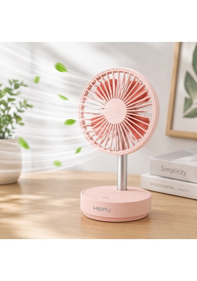 Hepu Hp-f25 Usb Şarjlı Sessiz Masaüstü Mini Fan
