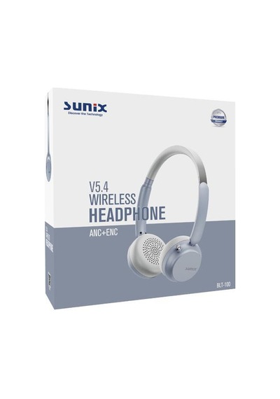 Sunix BLT-100 ANC+ENC Kablosuz Bluetooth 5.4 Kulak Üstü Kulaklık