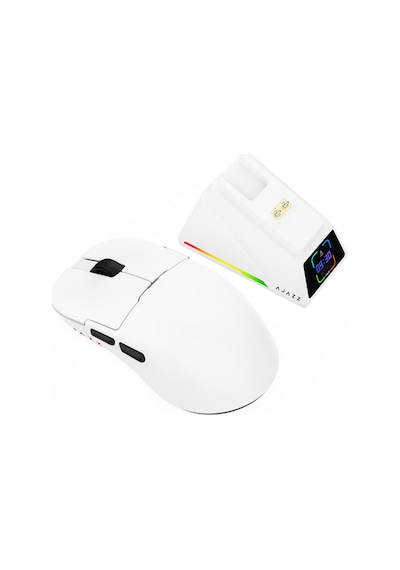 Aj159 Apex 8k Oyun Mouse, 3 Modlu Tft Ekranlı Manyetik Şarj İstasyonu,paw3950 Sensör, 56 Gram Diğer