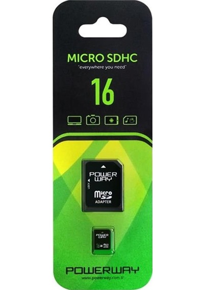 Powerway Pwr-16 16 Gb Micro Sd Class 10 Hafıza Kartı