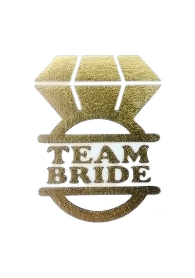 Team Bride Büyük Yüzük  Dövme 10 Adet