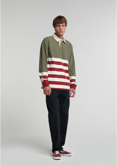 Colin's Colins Relaxed Fit Polo Yaka Düz Erkek Yeşil Uzun Kol Tişört Cl1081810 Q1.v1 Grn
