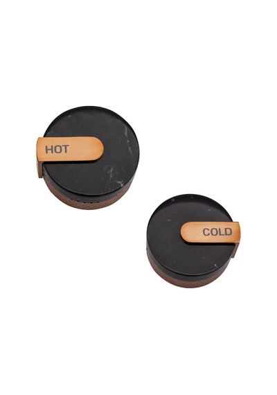 Royce Fırçalanmış Rose Gold 3 Delikli Lavabo Bataryası Renkli