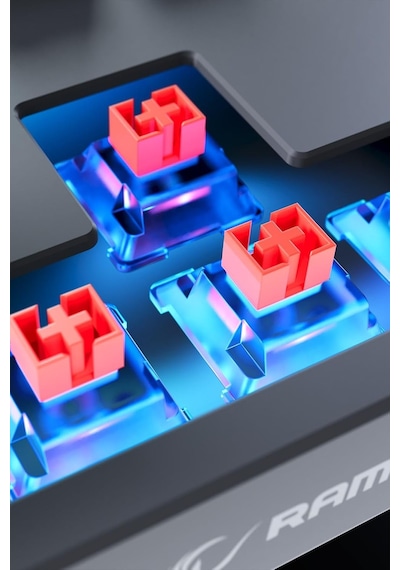 Yoru Tkl Type-c Outemu Rgb Red Swich Mekanik Oyuncu Klavyesi- Gri/siyah