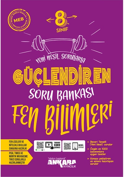 8. Sınıf Fen Bilimleri Güçlendiren Soru Bankası 2023-24 Dönemi