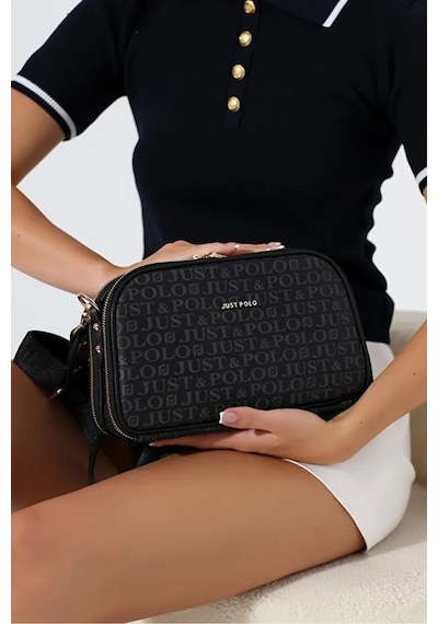 Just Polo Kadın Günlük Kullanıma Uygun Su Geçirmez Lüks Ve Şık Omuz Çantası Shoulder Bag Siyah