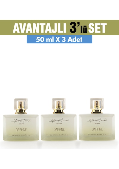 Alberto Taccini Daphne Kadın Parfüm EDP 3 x 50 ML