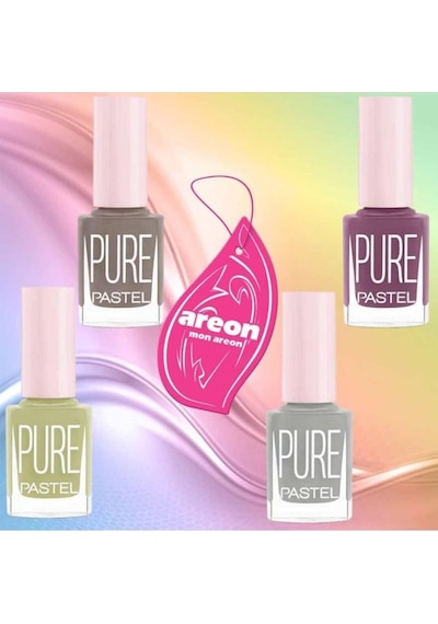 Pastel Pure Oje 619-620-621-622 + Areon Araç ve Oda Kokusu