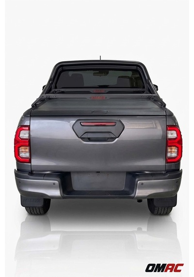 Toyota Hilux 2015-2026 Uyumlu Araca Özel Dakar Kasa Üstü Ara Atkı  Rollbar İçin Siyah 130-177 2 Parça