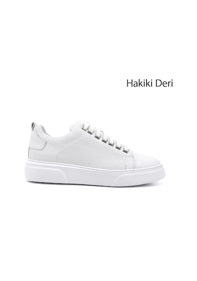 Gönderi(R) Erkek Beyaz Bağcıklı Hakiki Deri Sneaker Ddma83531875 Beyaz