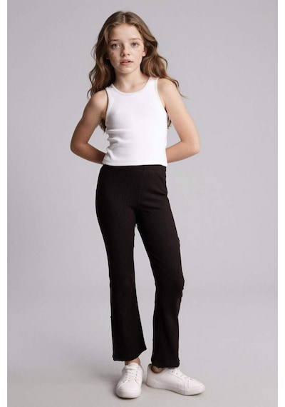 Defacto Standart Boy Krinkıl Tayt Kız Çocuk H7162a826spbn142 Kahve-bn142