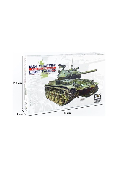 Afv Club Af35210 1/35 Ölçek, M25 Chaffee Ww 2 İngiliz Tankı, Plastik Model Kiti-51348