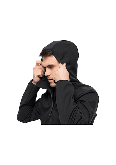 Jack Wolfskin Bornberg Hoody M Erkek Outdoor Montu Siyah 1307471-6000