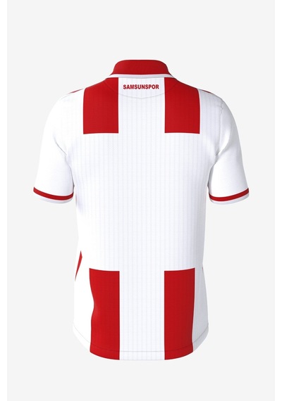 26/27 Hummel Samsunspor Çubuklu Forma Kırmızı - Beyaz