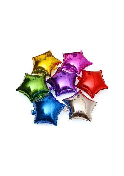 Mini Yıldız Folyo Balon Pembe
