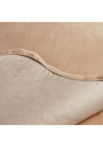 Soft Peluş Re x  Tavşanı Postu Camel