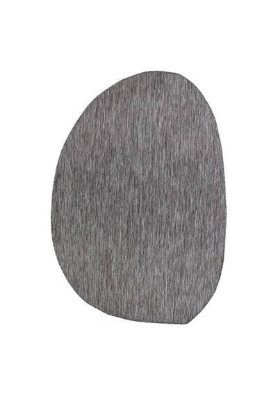 Konfor Halı Tema 9035 Gri Sisal Hasır İç Dış Mekan Kilim Dekoratif Bahçe Balkon Salon Halısı Gri