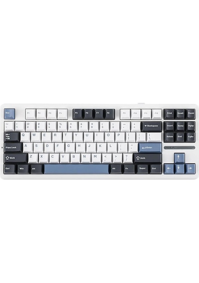 Aula F87 Mekanik RGB TKL GrayWood V3 Switch Kablosuz Makrolu Hot Swap Klavye