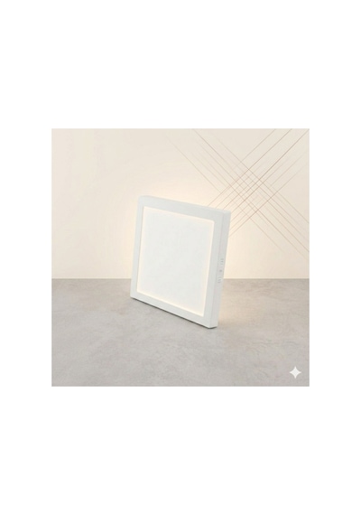 24w Sıva Üstü Kare Led Panel 6500k Beyaz Işık 285x285mm 30mm Yükseklik Tavan Armatürü .