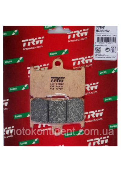 Trw Lucas Mcb737sv Sinterli Fren Balatası-ındıan Cheftaın Roadmaster Kawasakı Z900 Trıumph Tiger 1050 Street Triple 675