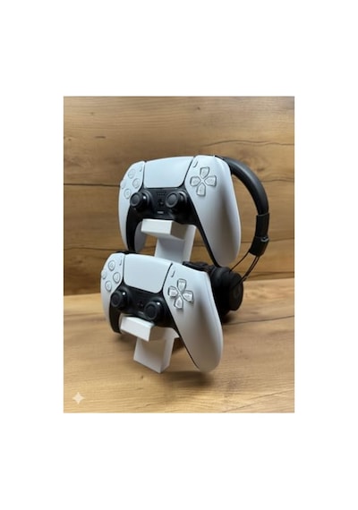 Ps5 Oyun Kolu Ve Kulaklık Standı, 3d Baskı İle Şık Tasarım