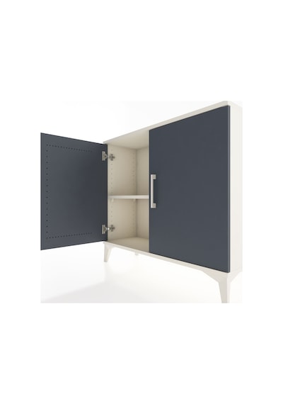 Arges Şifonyer Tek Raflı 2 Kapaklı 88x30x80 Aytaşı-antrasit Aytaşı