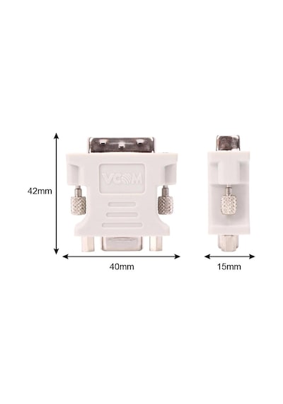 Vcom Ca301 Dvi 24+5 Erkek To Vga Dişi Dönüştürücü Kdo