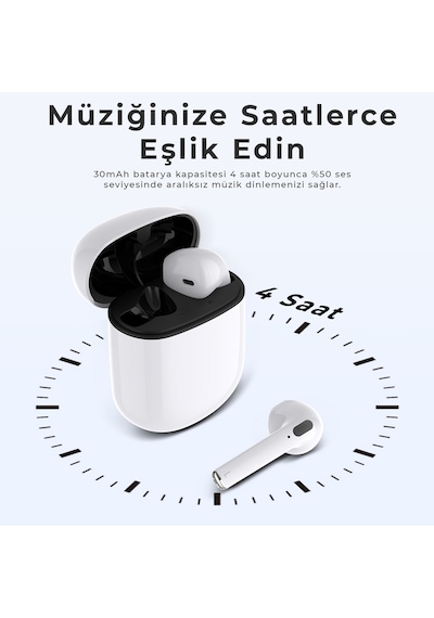 Bix Soundcraft TW2 Bluetooth 5.3 Kablosuz Kulak İçi Kulaklık
