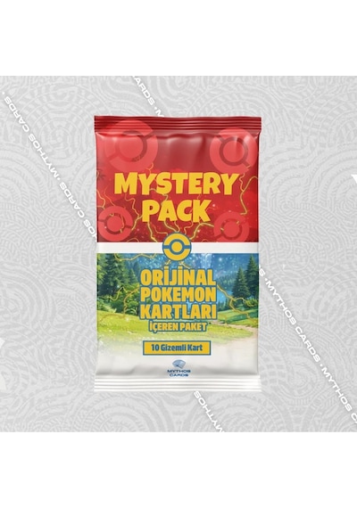 Mystery Pack Orjinal Ve Lisanslı Pokemon Kart - 10 Gizemli Kart İçeren Gizemli Paket