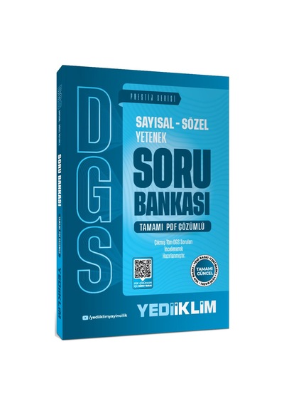Yediiklim Yayınları 2027 Dgs Prestij Serisi Sayısal Sözel Yetenek Tamamı Pdf Çözümlü Soru Bankası