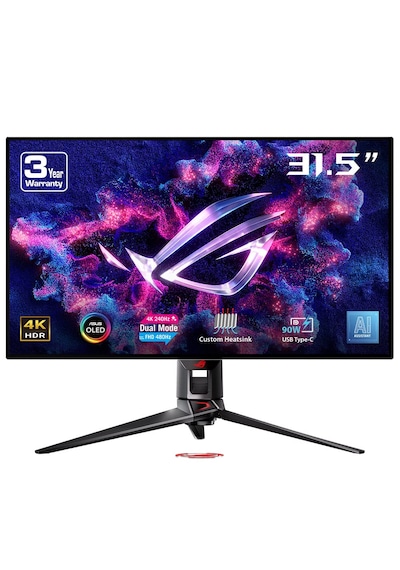 Asus ROG Swift OLED PG32UCDP 31.5" 480 Hz 0.03 Ms 4K Full HD G-Sync WOLED Gaming Monitör