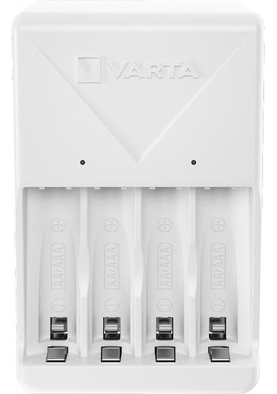 Varta 4xaa 2100 Mah Pilli Beyaz Plug Pil Şarj Ci Hazı
