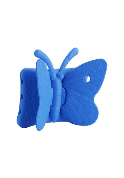 Apple Uyumlu iPad 10.2 2021 9.nesil Zore Butterfly Standlı Tablet Kılıf-mavi