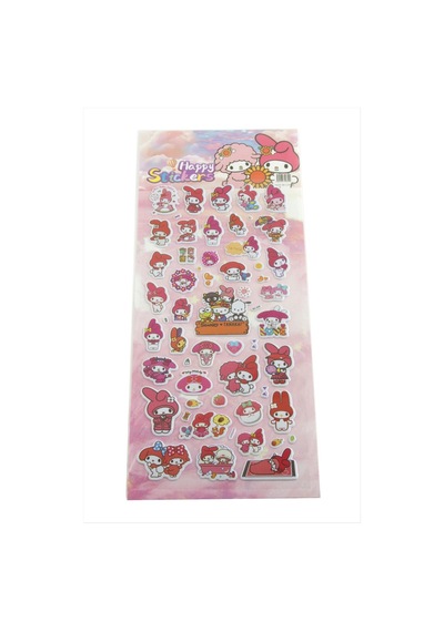 Happy Kabartmalı Sticker