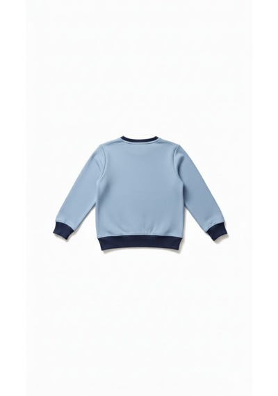Coupon Çocuk Sweatshirt / Logo Baskılı Mavi