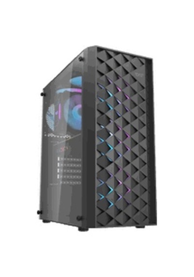 Aıgo Dk351 Usb3.0 3x12cm Fan Temperlı Cam Sıyah Atx Kasa