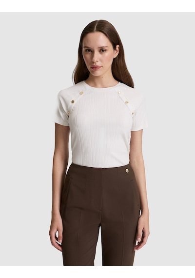Pierre Cardin Kadın Ekru Tişört 50319826-vr019