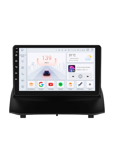 Ford Fiesta 2009-2017 Uyumlu 9 İnç Android Multimedya 1gb Ram 16gb Hafıza Kablosuz Carplay Android Auto Bluetooth 9"