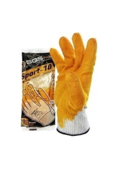Sgs7211 Sport-10 Latex Kaplı Pamuk Eldiven 1 Çift
