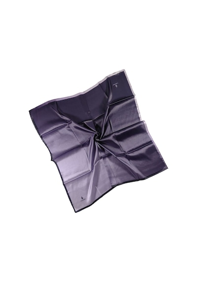 Mim Eşarp Mısırlı Eşarpları Degrade Kristal Sport Bulut Desenli Polyester Eşarp Füme - Gümüş